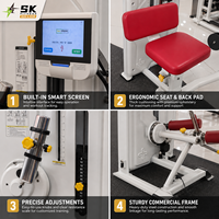 Máquina Abdominal Inteligente SK con Pesas, Equipo de Gimnasio para Entrenamiento de Fuerza, Ejercicio de Brazos, Uso Universal en Centros de Fitness, China