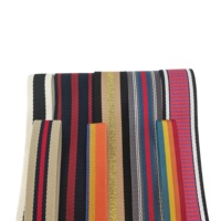 Sangle en coton de largeur personnalisée pour sac à bandoulière, ruban multicolore Jacquard pour vêtements