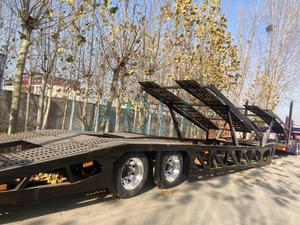 Vente directe d'usine <span class=keywords><strong>de</strong></span> haute qualité 2 & 3 essieux en acier U-Haul remorques <span class=keywords><strong>de</strong></span> voiture pour voiture transporteur camion <span class=keywords><strong>remorque</strong></span> voiture d'occasion chariot - Product Image 5