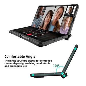 Funda para Samsung Galaxy Z Fold 7 con Soporte Invisible, Protección <span class=keywords><strong>Completa</strong></span> de Bisagra, Protector de Pantalla, Antigolpes y Antiarañazos - Product Image 5