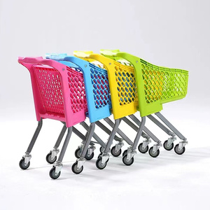 Carrito de Compras para Niños, Mini, Europeo, Estructura de Malla de Plástico, Impermeable, Ecológico, Ligero, Asa Ajustable, Interior/Exterior - Product Image 3