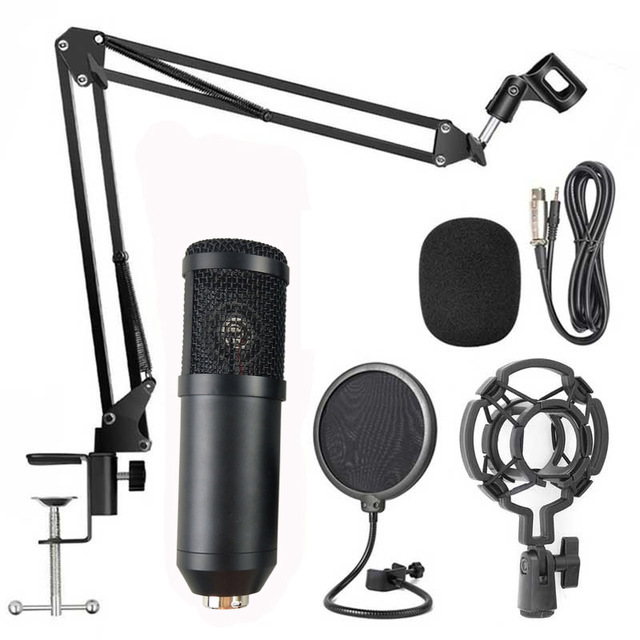 Hot Sale Condenser Microphone Set for Live Broadcast Equipment