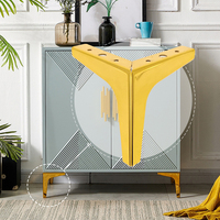 Bas prix canapé-lit pieds en métal doré Chrome argent mat noir fer robuste meubles pieds Table armoire matériel pied