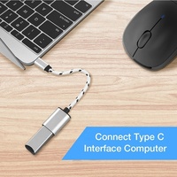 Câble adaptateur USB 2.0 A femelle vers type C mâle Type C OTG pour téléphone portable Android Adaptateur de câble de données USB2.0 Type-C OTG