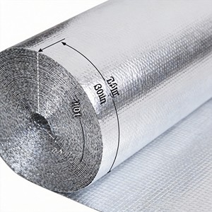 Aluminum Foil Bubble Film <b>Fireproof</b> Insulation <b>Material</b> for Greenhouse Heat Insulation <b>Fireproof</b> Reflective Double Foil - Product Image 4