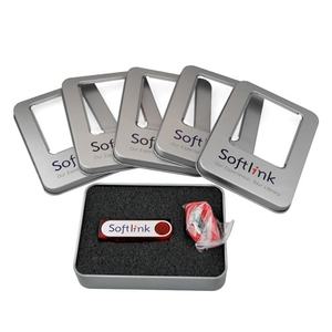 Bền và thực tế USB tin container hộp kim loại với cửa sổ rõ ràng tin trường hợp pin - Product Image 2