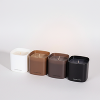Kerzen-Geschenkset für Zuhause – Aromatherapie-Duftkerzen aus mattiertem Glas mit individuellem Logo