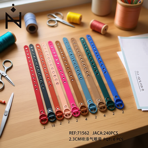 Nastro per occhielli con vernice spray da 2,3 cm per cinture in tessuto, 6 pezzi, colori assortiti - Product Image 3