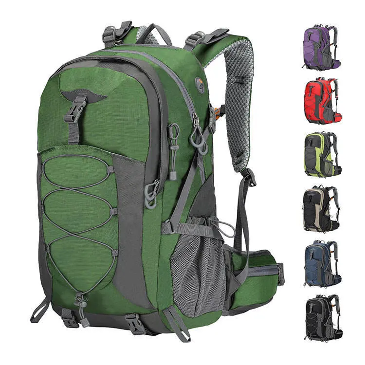 ODM & OEM Outdoor Lightweight Travel Backpack 40L Waterproof Hiking Day pack Camping Hiking Backpack