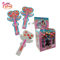 Prinses Magische Stok Hart Gummy Zacht Snoep En Spuit Speelgoed Fruit Gelei Jam