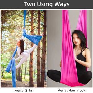 Set di Seta Colorata per Yoga Aereo 10,9 Iarde/10M in Nylon per Esercizi Fitness - Product Image 6