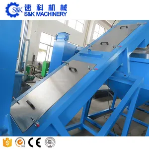 Plastic Scrap LDPE Film Rolls/LDPE Stretch Film Waste Washing Recycling Machine