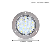 Feu arrière LED rond étanche 12/24V pour remorque et camion, clignotant et feu stop, vente en gros usine