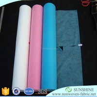 Tissu non tissé Sunshine 100% polypropylène, rouleau de tissu non tissé spunbond, rouleau de tissu non tissé spunbondé