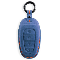 Housse de clé en daim pour Hyundai Elantra 5ème 6ème génération, IX25, IX35, Tucson NX4, Verna – Accessoires de modification automobile, Dropshipping E-commerce