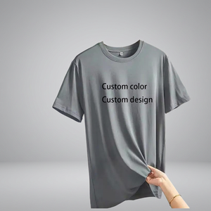 เสื้อยืดออกกำลังกายคอกลมแขนสั้นทรงปกติ พิมพ์ลายภาพตามสั่ง น้ำหนัก 180 กรัม ผ้าวาฟเฟิลถัก 100% โพลีเอสเตอร์ - Product Image 2