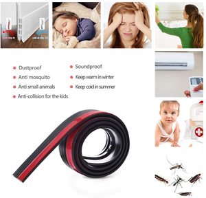 HYA insonorizzato Weather Stripping forte adesivo porta Sweep Draft Stopper sotto la guarnizione della porta per <span class=keywords><strong>porte</strong></span> <span class=keywords><strong>e</strong></span> <span class=keywords><strong>finestre</strong></span> esterne - Product Image 2