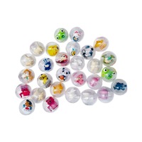 Capsules en plastique PP de 45 mm en gros pour distributeurs automatiques, jouets à attraper, boîtes surprises, assortiment mixte sphérique 0-24