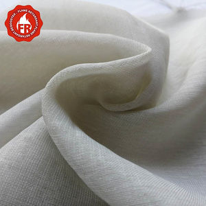 가정용 섬유 장식용 난연성 100% 폴리 에스테르 Voile 얇은 명주 그물 직물 - Product Image 4