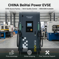 BEIHAI POWER Borne de Recharge DC pour Véhicules Électriques 180kW, Double Connecteur, OCPP 1.6J, Chargeur Commercial Intelligent, Boîtier au Sol