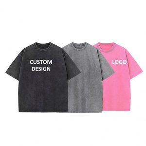 เสื้อยืดคุณภาพสูง ผ้าฝ้าย 100% ล้างสีแบบแอซิด สไตล์สตรีทแวร์ลำลอง เสื้อยืดผู้ชาย เสื้อยืดเปล่าแบบวินเทจสั่งทำได้ - Product Image 1