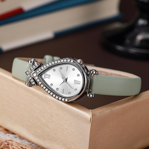 Nuevo reloj de pulsera para mujer, venta al por mayor, correa fina, reloj de cuarzo, reloj de nicho personalizado con diseño de gota de agua - Product Image 4
