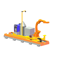 Cellule de soudage CNC Universal Robots 6 axes avec table rotative de précision pour composants de moteur et boîtier de boîte de vitesses