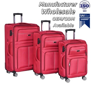 Set di Valigie Morbide 3 Pezzi Oxford 20/24/28 Pollici con Chiusura a Cerniera e Trolley, Produzione OEM ODM - Product Image 1