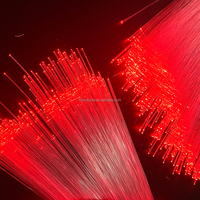 Filament de fibre optique PMMA à extrémité lumineuse pour décoration de plafond étoilé de voiture et projets DIY