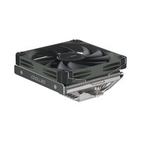 Refroidisseur d'air COOLLEO M67 1.8W PWM, ventilateur CPU, caloduc en aluminium, pour processeur PC, boîtier d'ordinateur, refroidissement par air