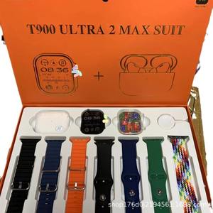 남녀공용 S8울트라/S9 스마트폰 시계, 실리콘 밴드, 알루미늄 합금 케이스, 심박수 모니터링, 통화 기능 - Product Image 4