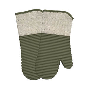 Guanti da forno stampati in <span class=keywords><strong>Silicone</strong></span> guanti da forno comodi cottura antiscivolo barbecue personalizzabile resistente al calore Utility durevole - Product Image 3