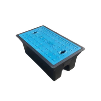 Couvercle de trou d'homme de boîte de compteur d'eau en plastique Couvercle de bouche d'incendie composite BMC