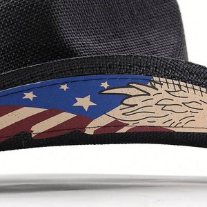 USA Hard Straw <b>Hat</b> Men Women Party Use Paper Straw Cowboy <b>Hats</b> - Product Image 6