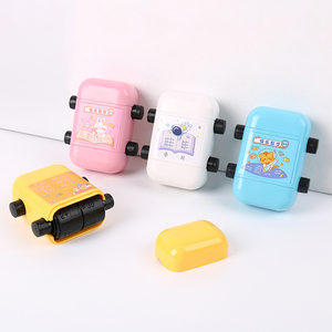 2 <span class=keywords><strong>en</strong></span> 1 rouleau réglable apprentissage des mathématiques Addition et soustraction mignonnes Enseignement aux enfants Tampon numérique pour la soustraction d'addition - Product Image 2