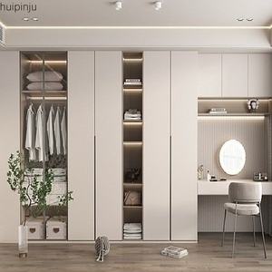 Custom Master Room Elegant Luxury Walk in Closet Opening Shelf <b>Wardrobe</b> - Product Image 1