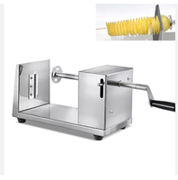 Nouvelle machine à couper les chips en spirale, coupe-pommes de terre industrielle, facile à utiliser, en acier inoxydable, haute productivité