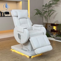 Salon moderne inclinable réglable 3 moteurs Facial Spa LED Beauty Lash Bed pour salon