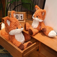 Peluche renard mignonne, jouet en peluche super doux, adorable poupée renard, décoration de canapé, cadeau d'anniversaire