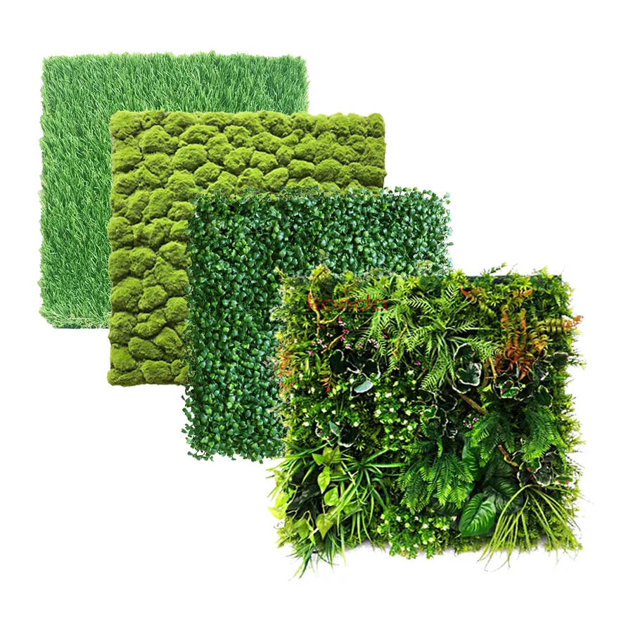 wholesales artificial grass plant wall decor artificial green moss green wall