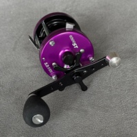 Seehoo Promotion Moulinet de pêche baitcasting 6500 entièrement métallique, pour droitier, rapport de transfert 5.3:1, manivelle simple, pour surf, lac, rivière