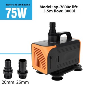 Pompa Sommergibile per Acquario Ultra-Silenziosa, Pompa Filtro per Laghetto e Fontana |   Flusso d'Acqua Regolabile per Idroponica - Product Image 5