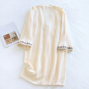 Pigiami per <span class=keywords><strong>Bambini</strong></span> Personalizzati all'Ingrosso, Abbigliamento da Notte in Cotone, Pigiami Ricamati e Stampati per Donne, Kimono e <span class=keywords><strong>Accappatoi</strong></span> in Cotone - Product Image 3