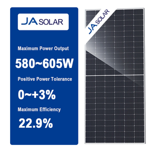 JA JAM72D40 LB PVパネル N型両面発電モジュール 580W 585W 590W 595W 600W 605W モノソーラーパネル価格 - Product Image 2