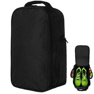 Wholesale Factory Black Men Women Sports Travel Zippered Baseball Soccer Golf Shoe Bag