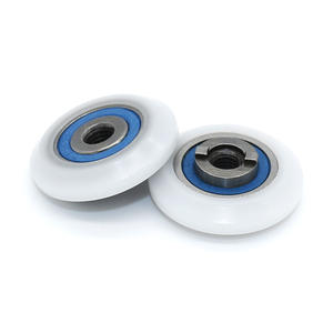 จำหน่ายโดยตรงจากโรงงาน ลูกปืน 688RS รอกเคลือบยาง รางเลื่อนพลาสติกเคลือบ POM แบบ V ล้อสำหรับประตู หน้าต่าง ห้องอาบน้ำ - Product Image 4