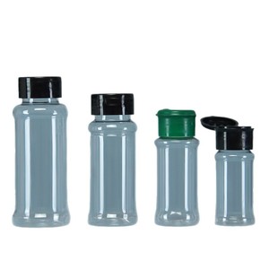 Botella Dosificadora PET de 101200 ml con Tapa de Plástico Multiforma Transparente para Especias, Pimienta, Condimentos y Especias en Polvo - Product Image 4