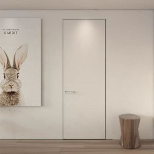 Fornitore professionale di <span class=keywords><strong>porte</strong></span> interne moderne e <span class=keywords><strong>porte</strong></span> interne senza cornice nascoste per case Villa hotel - Product Image 4