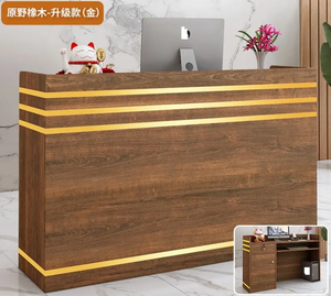Simplicity Advisory Cash Reception <b>Desk</b> Restaurant Luxury Mobile Bar Counters Store Barbershop Salon Reception Table - Product Image 3