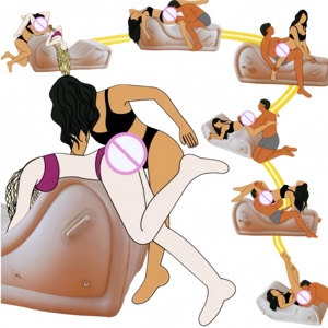 Надувной автоматический диван для секса SM, портативный матрас для пар, для различных сексуальных поз, вспомогательное кресло для бондажа - Product Image 2